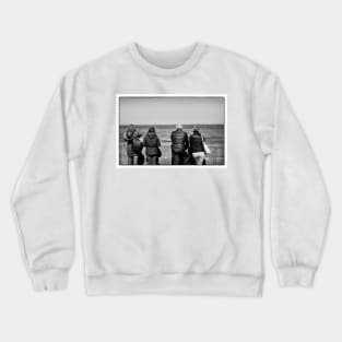 Looking out to sea - Seahouses, Northumberland, UK Crewneck Sweatshirt